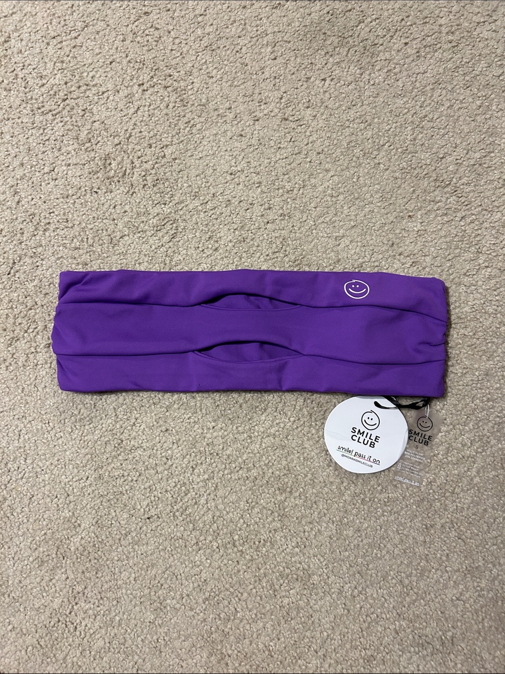 NWT moana bikini 💜 smile club - Purple Bandeau Top